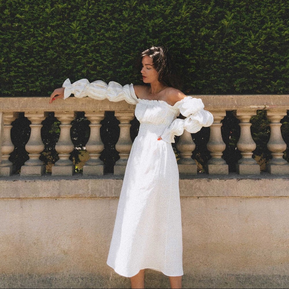 Daily Sleeper Michelin Dress in rosebud/garden